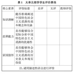 新课标下初中历史大单元教学实践研究