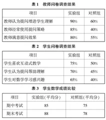 浅析小学数学课堂提问的有效性及策略
