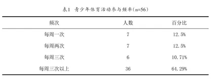 体育活动对青少年心理健康影响的调查
