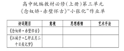 减负增效视角下“小张化”作业的布置和评价