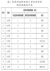 城镇化背景下农村小学体育教学的困境与对策