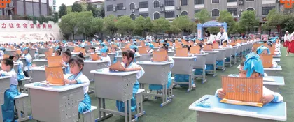 传统文化进校园 助推“双减”护成长