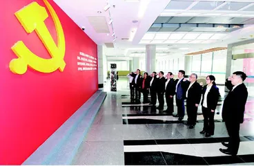 做新时代铁人铁军 走好新的赶考之路