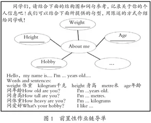 “双减”背景下小学英语“作业链”的设计路径