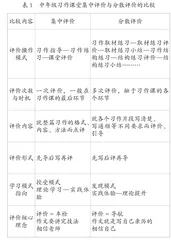 中年级习作课堂分散评价的探索