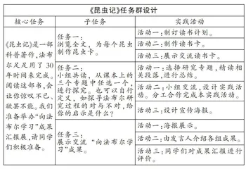 任务驱动下的整本书阅读教学