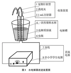 电解水实验装置的改进及实验探究