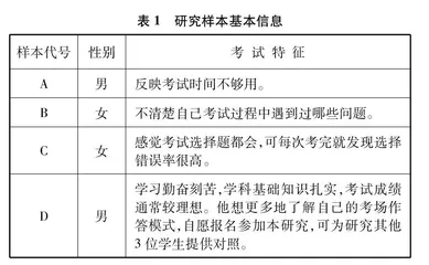 高中生化学考试作答跳转模式序列挖掘的个案研究