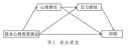 基本心理需要满足对青少年抑郁的影响：心理弹性与压力感知的链式中介作用