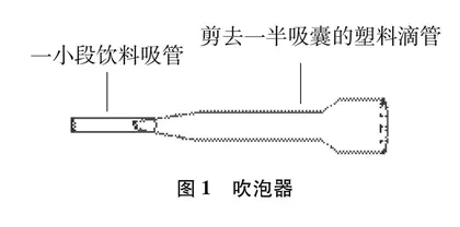 起泡液的配制与吹泡器的制作