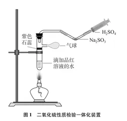 基于“可逆反应”概念建构的二氧化硫性质实验改进