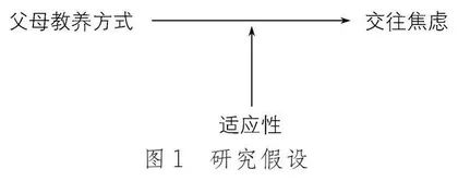 父母教养方式对青少年交往焦虑的影响：家庭适应性的调节作用
