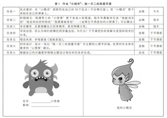 “双减”背景下小学心理课作业的设计与优化