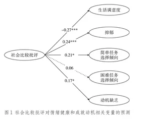 社会比较批评 对儿童情绪健康及成就动机的影响