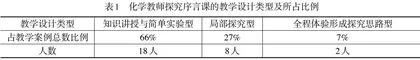 初中化学探究序言课的教学现状与实践