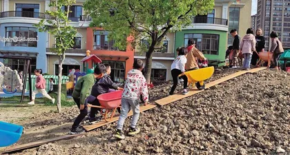 想在幼儿园建个山坡 