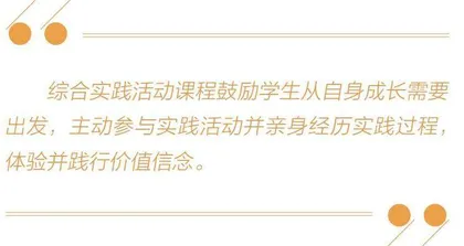落实全面育人 强化综合实践活动课程校本化建设