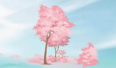 那棵开花的树
