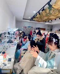 汉服妆造师忙到飞起1