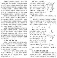 “直观+推理”在解答高考数学选填综合题中的应用