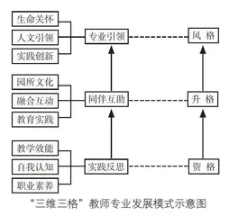 运用“三维三格”模式促进教师队伍专业成长 
