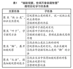 项目引领，让学习自然发生
