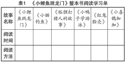 小学低年级整本书阅读教学研究