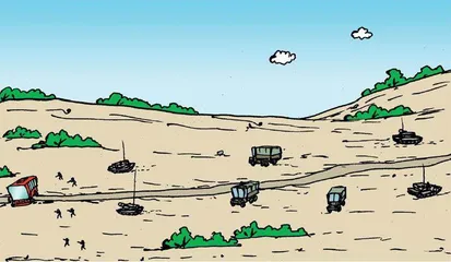 漫画轻兵器之二十五重装出击:美军M1坦克战术(22)12