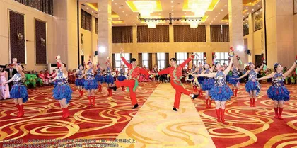 凤阳 健身花鼓成时尚