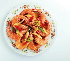 甜嫩弹滑鲜虾菜肴(一)1
