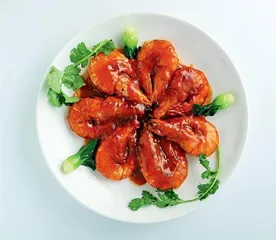 甜嫩弹滑鲜虾菜肴(三) 1