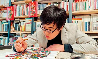 古镇木版年画勾勒幸福年