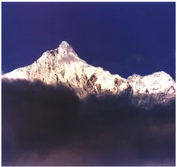 面对梅里雪山