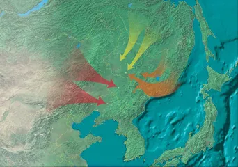 ​苏联红军出兵东北作战示意图