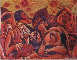 一个人的油画发展史
