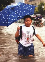 暴雨浸泡中的南京1