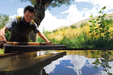 ​扎染的蓝白之美之忧4