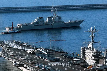 美国未来会派什么军舰来黄海