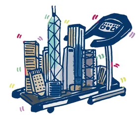 疯狂的香港健身房