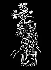 中国蓝印花布孤单的手艺4