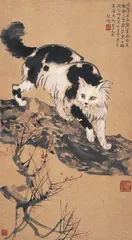 徐悲鸿赠《猫》徐志摩