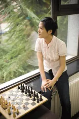 神童侯逸凡和她的教练