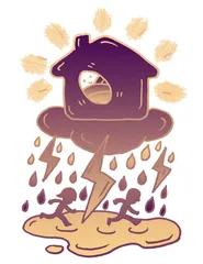 银滩暴雨夜
