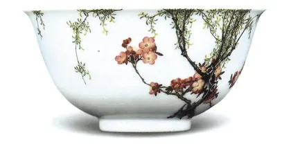 料胎画珐琅西洋母子图笔筒1