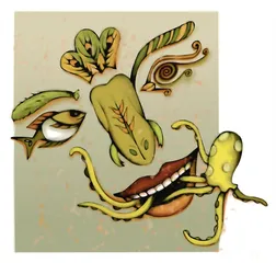 挑食的眼睛和疯狂的桌布
