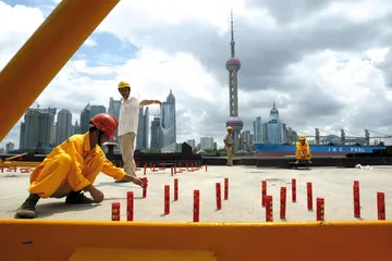 黄浦江的上海1