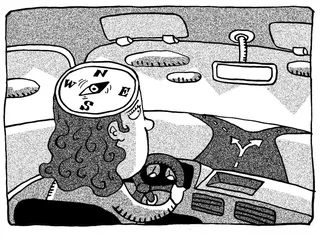 路痴女青年