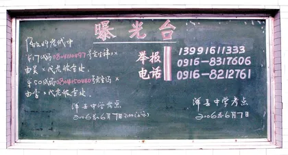 洋县替考:陕南高中的脆弱生存样本2