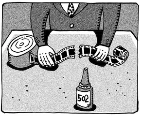 ​看电影的事故