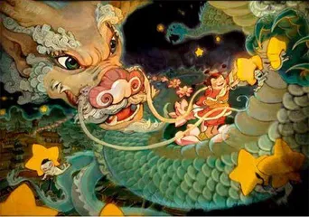 “造龙师”莲羊,画出中国龙的温柔3